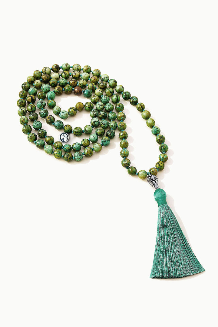 Sivalya Self Expression and Protection Turquoise Mala
