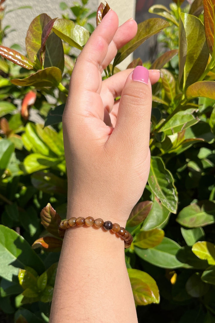 Sivalya Agate Gemstone Beaded Bracelet