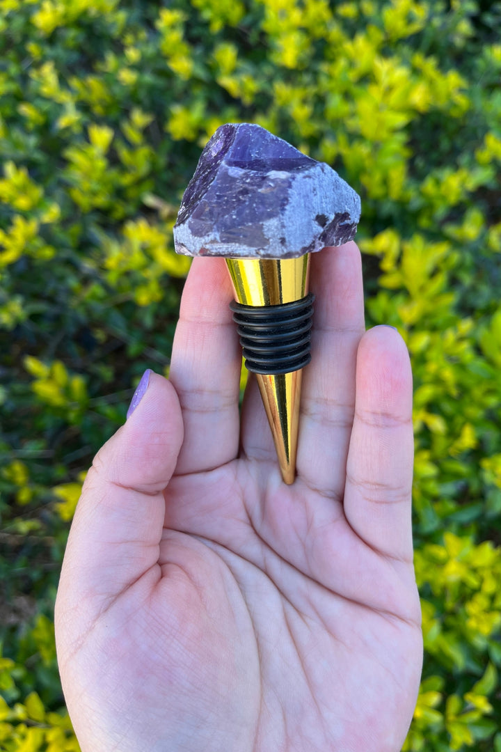 Amethyst Wine Bottle Stopper