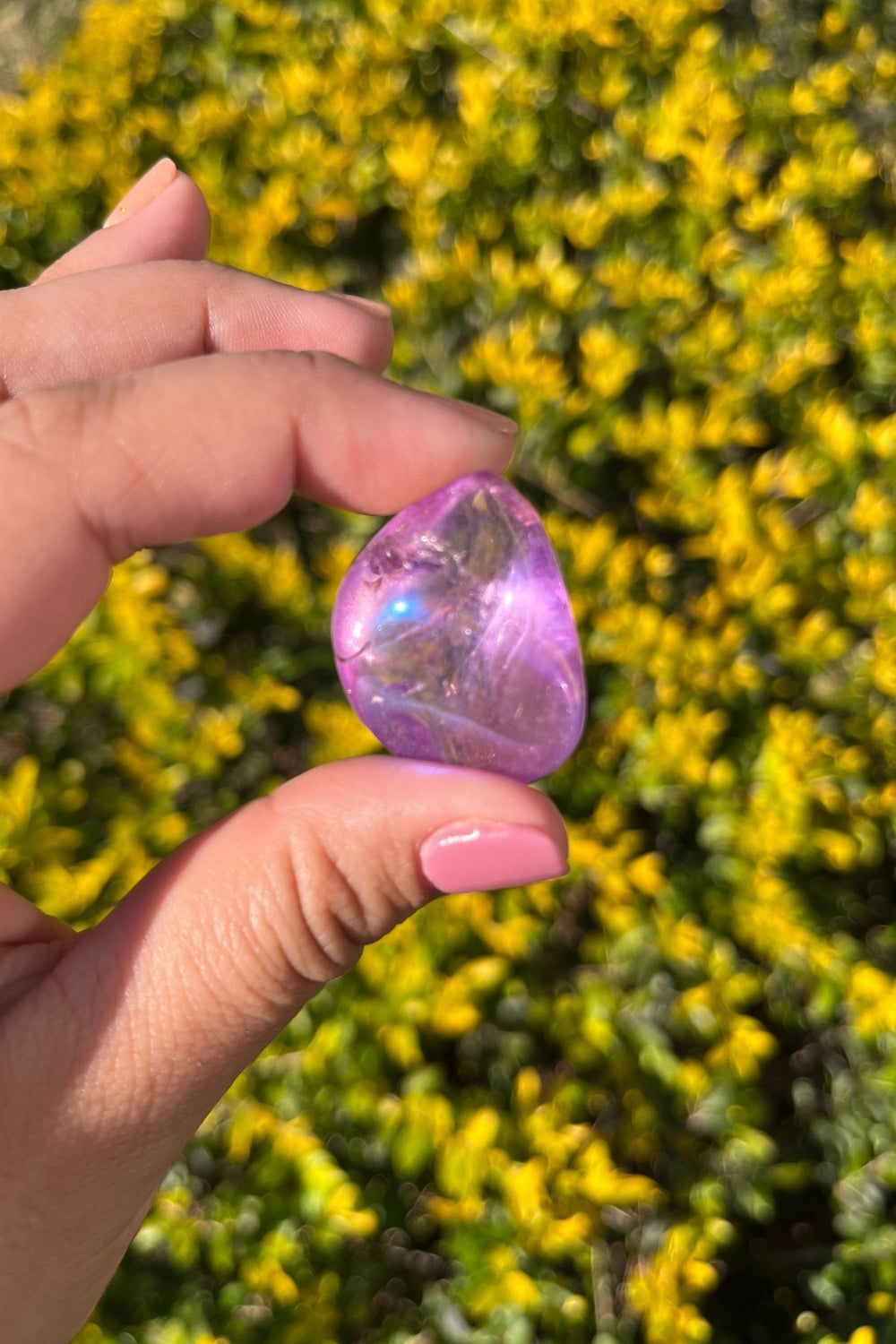 Angel Aura Amethyst Tumbles