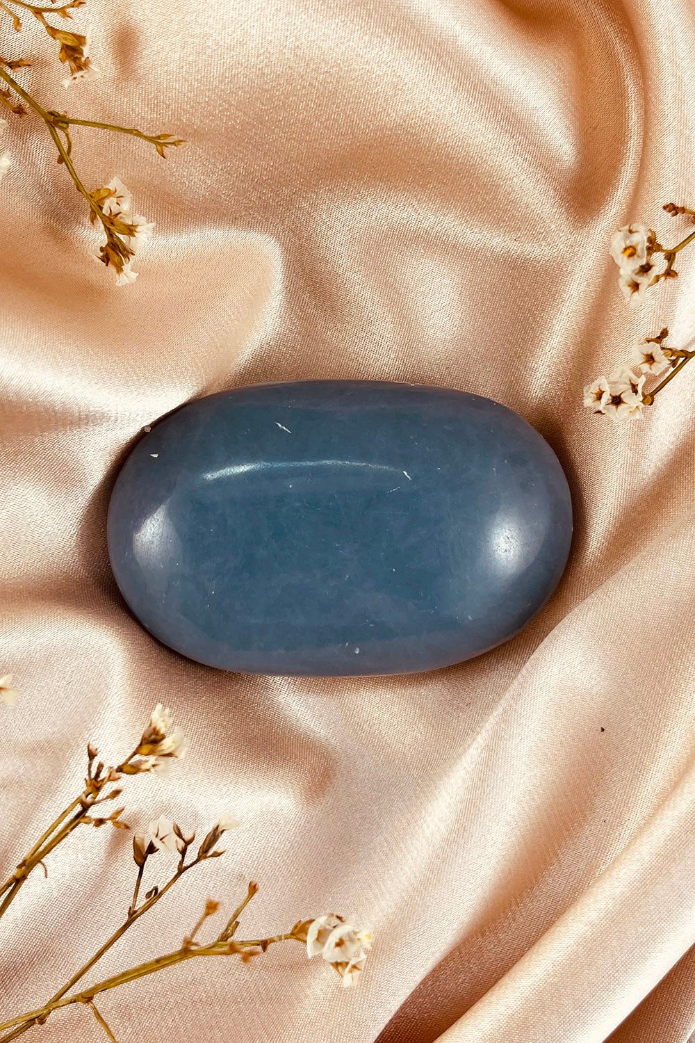 Angelite Palm Stone #2