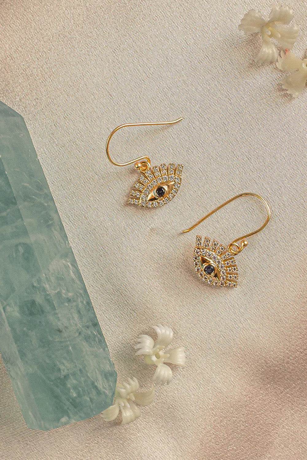 Sivalya Athena Goddess Eye Earrings