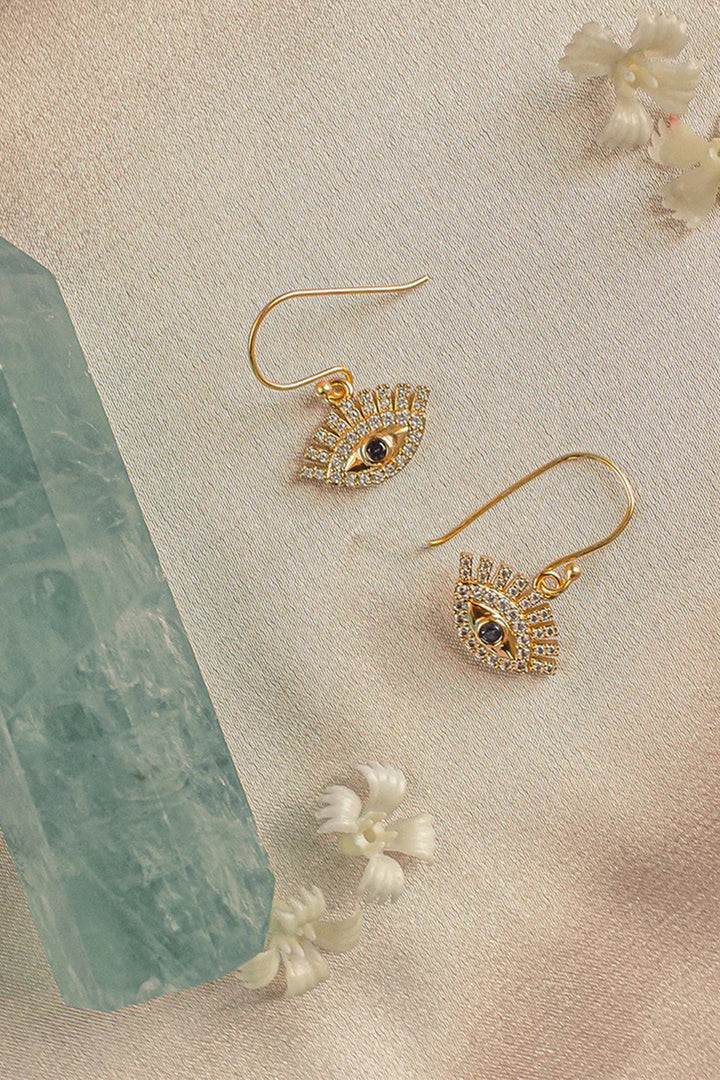 Sivalya Athena Goddess Eye Earrings