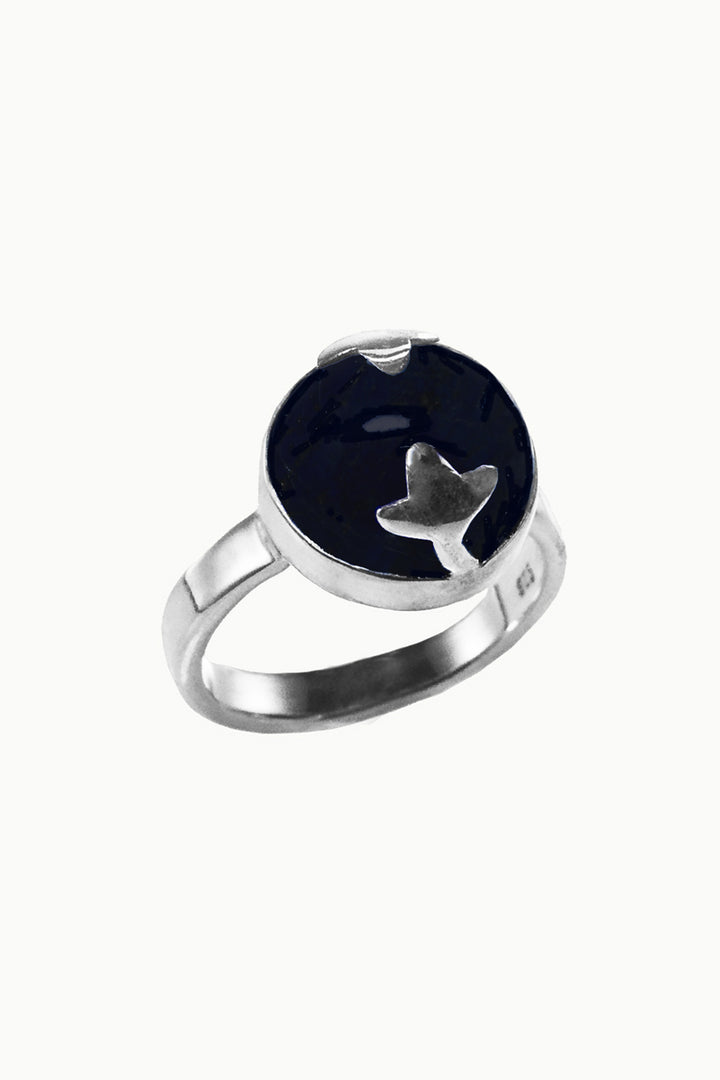Sivalya Black Onyx Cabochon Ring - Spellbinder