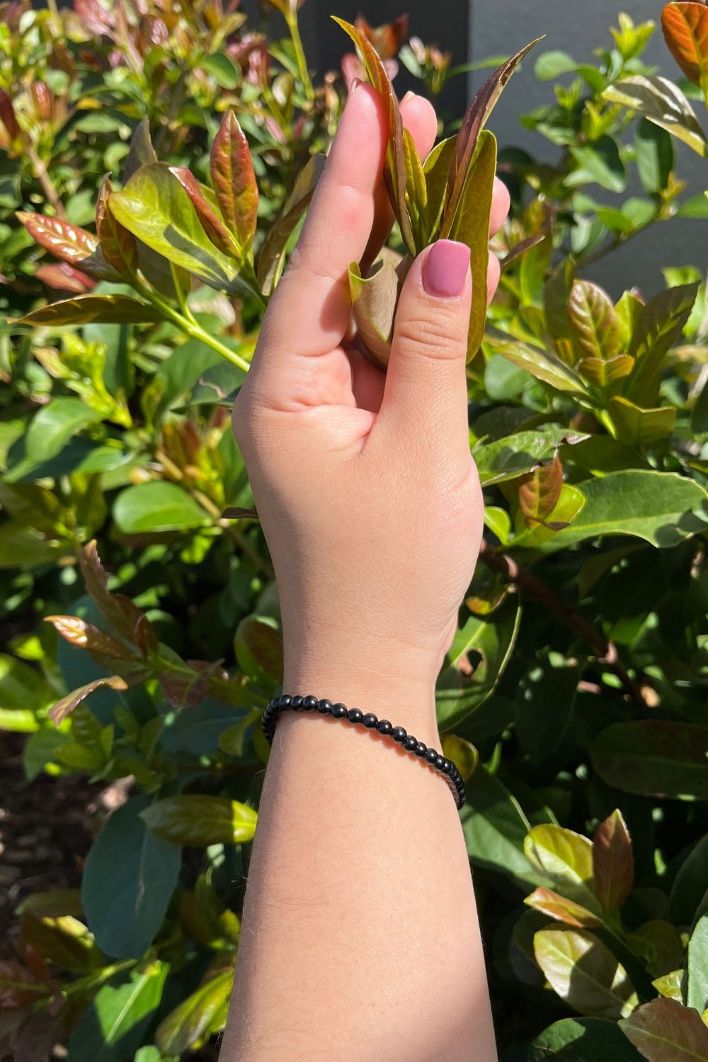 Sivalya Black Onyx Gemstone Beaded Bracelet