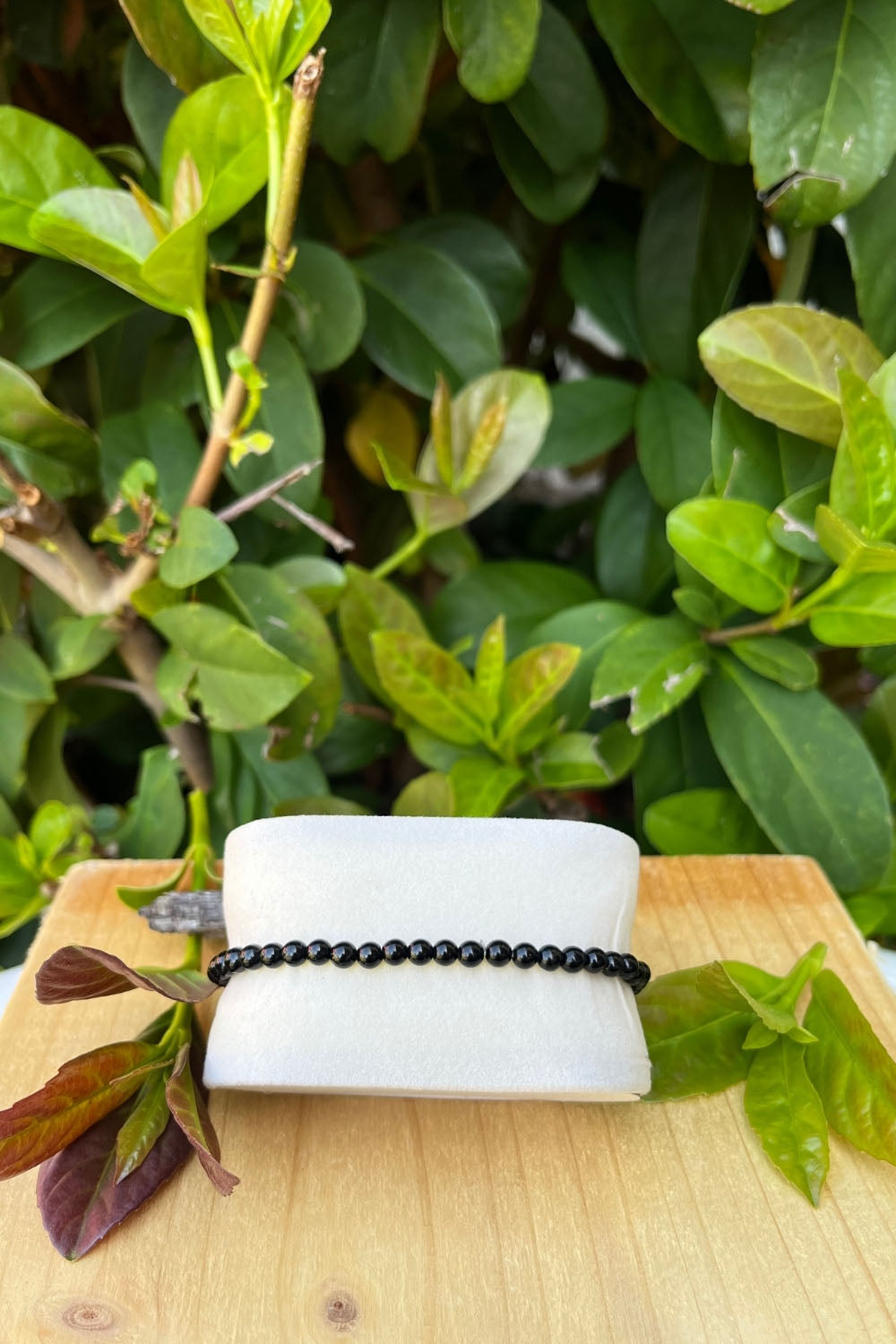 Sivalya Black Onyx Gemstone Beaded Bracelet