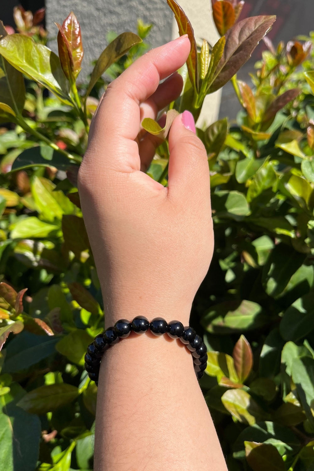 Sivalya Black Spinel Gemstone Beaded Bracelet