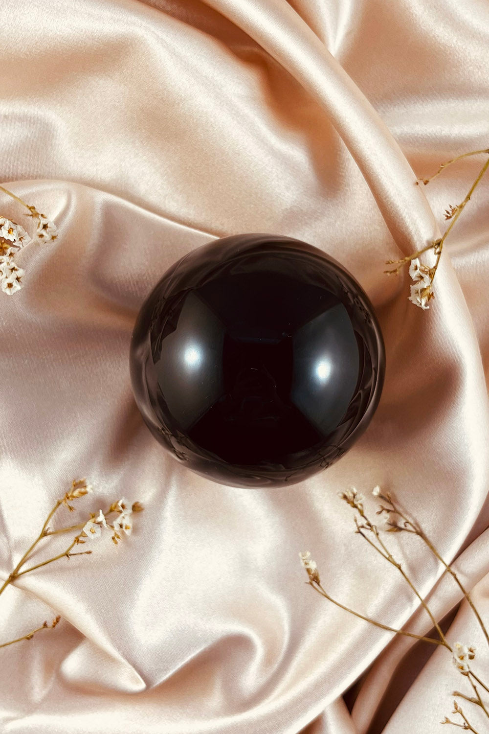 Black Obsidian Sphere #2