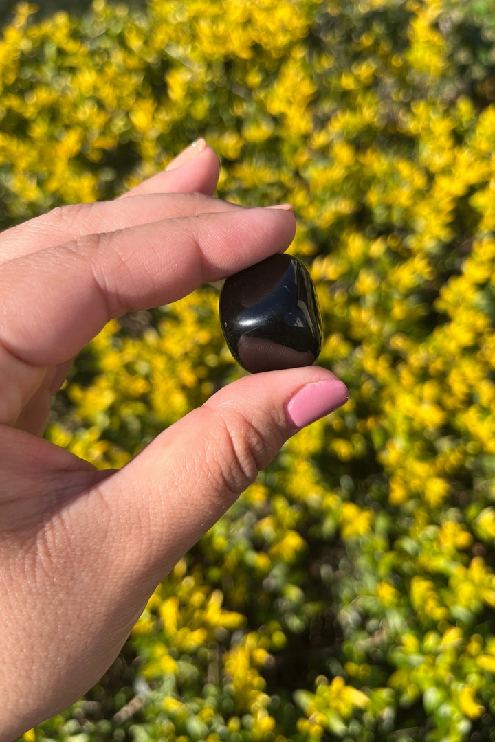 Black Obsidian Tumbles
