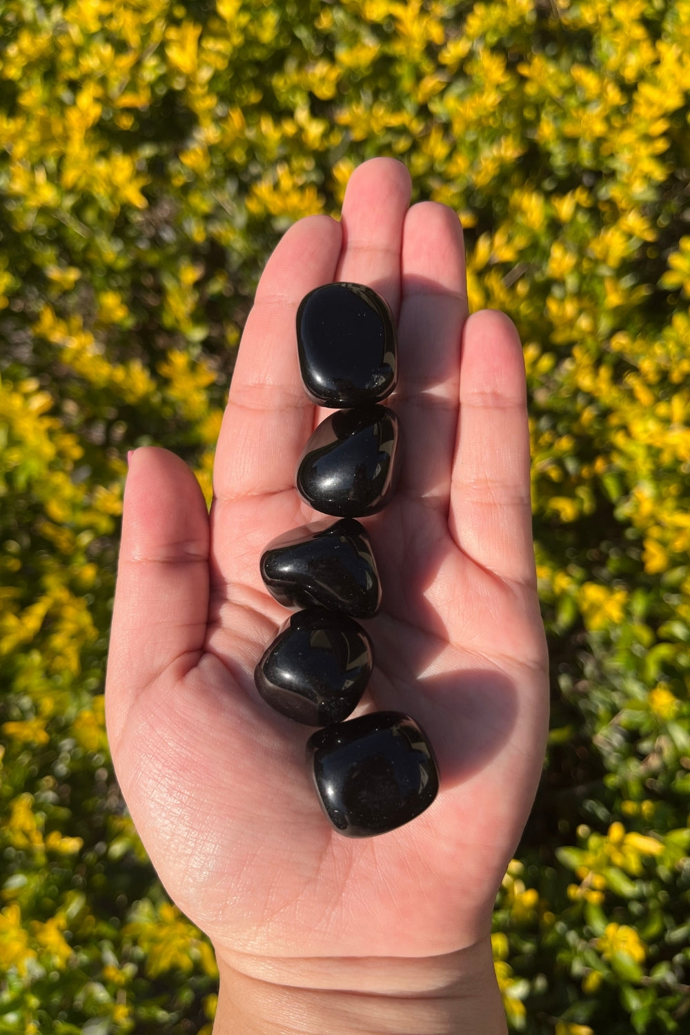 Black Obsidian Tumbles