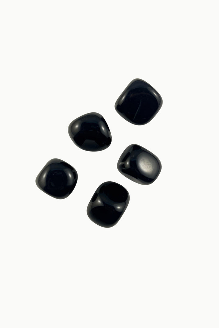 Black Obsidian Tumbles