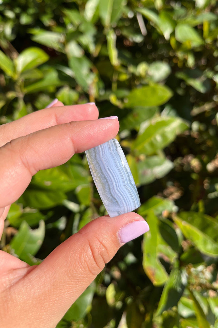 Blue Lace Agate Cabochon