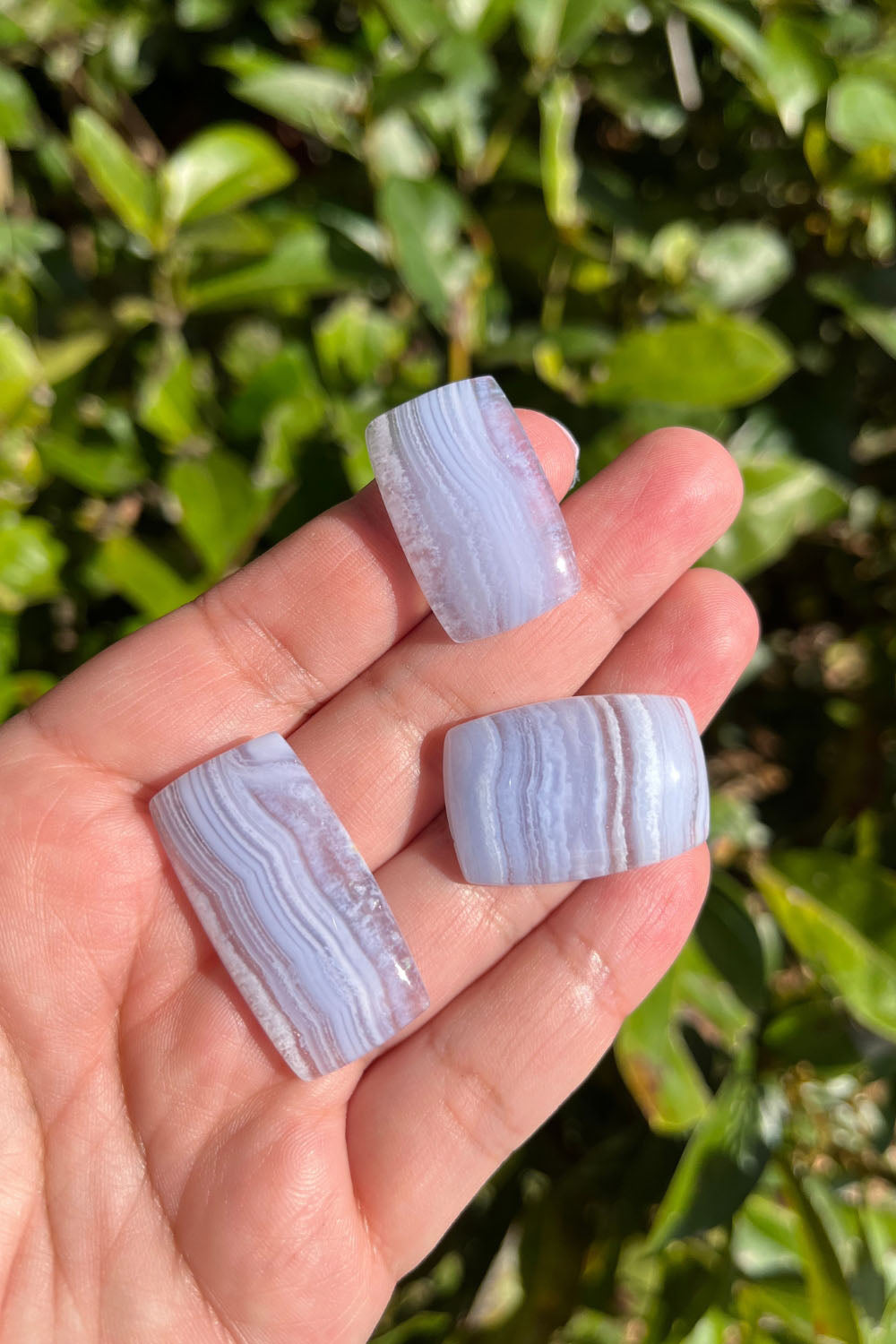 Blue Lace Agate Cabochon