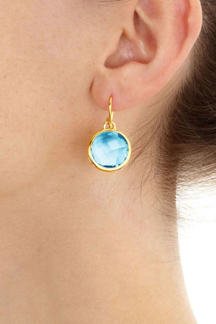 Sivalya Blue Topaz Gem Drop Earrings