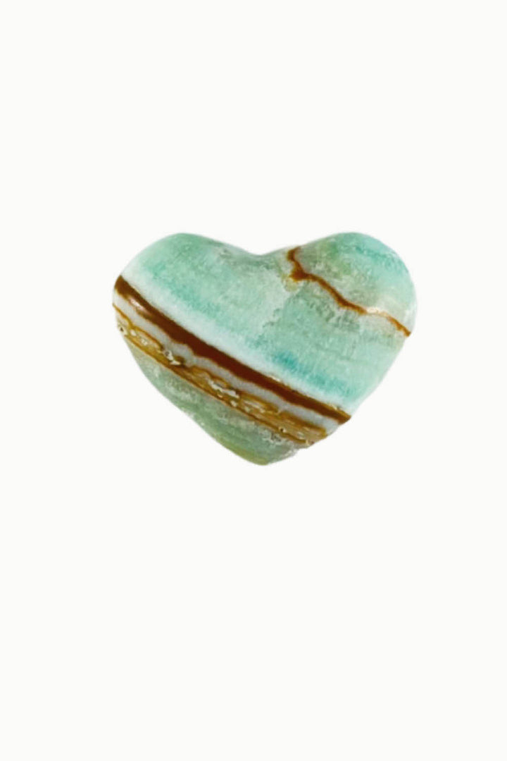 Blue Aragonite Heart