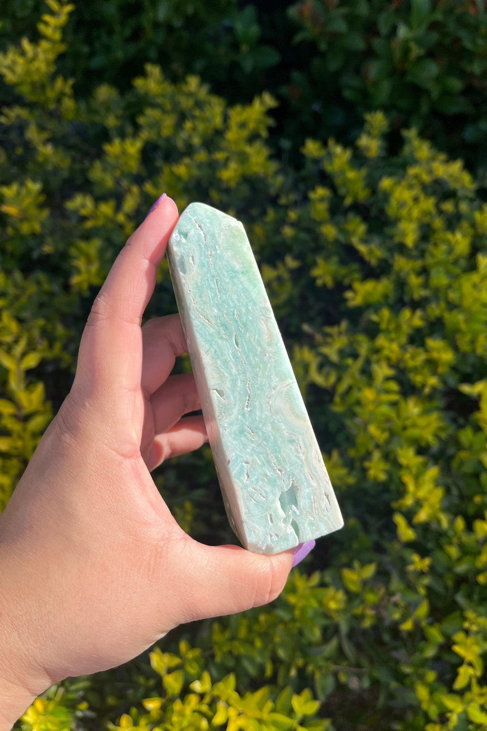 Blue Aragonite Tower #2