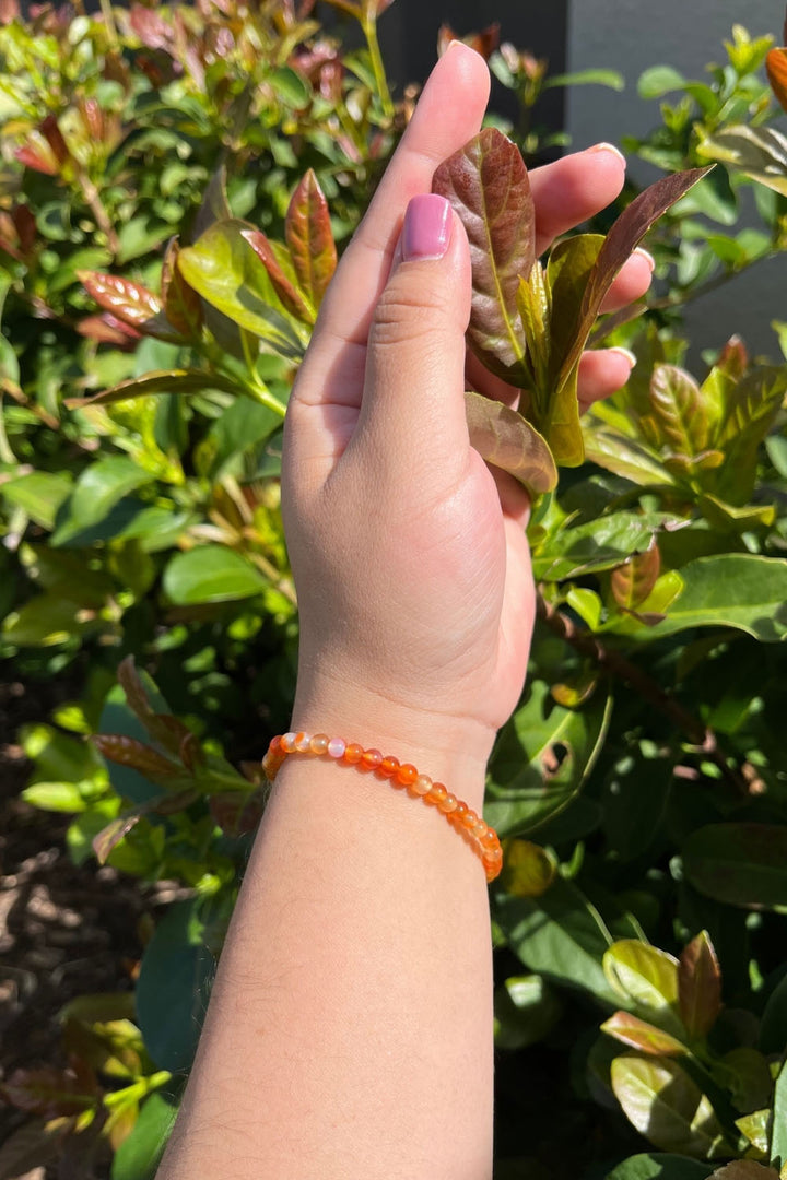Sivalya Carnelian Gemstone Beaded Bracelet