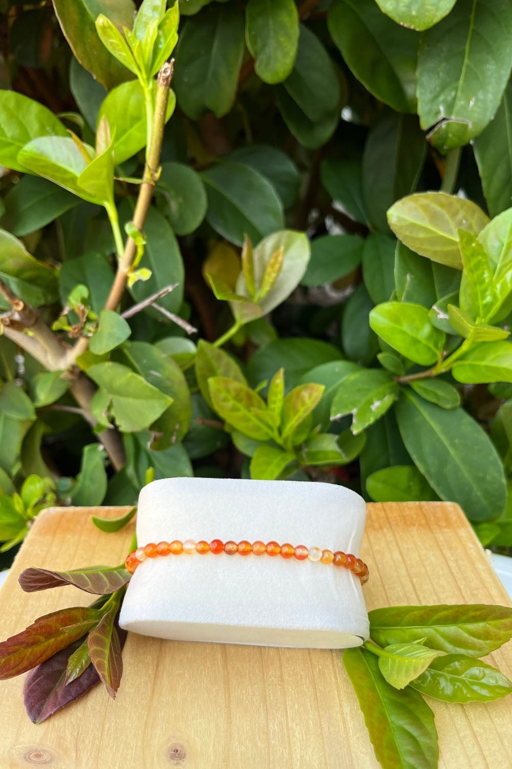 Sivalya Carnelian Gemstone Beaded Bracelet