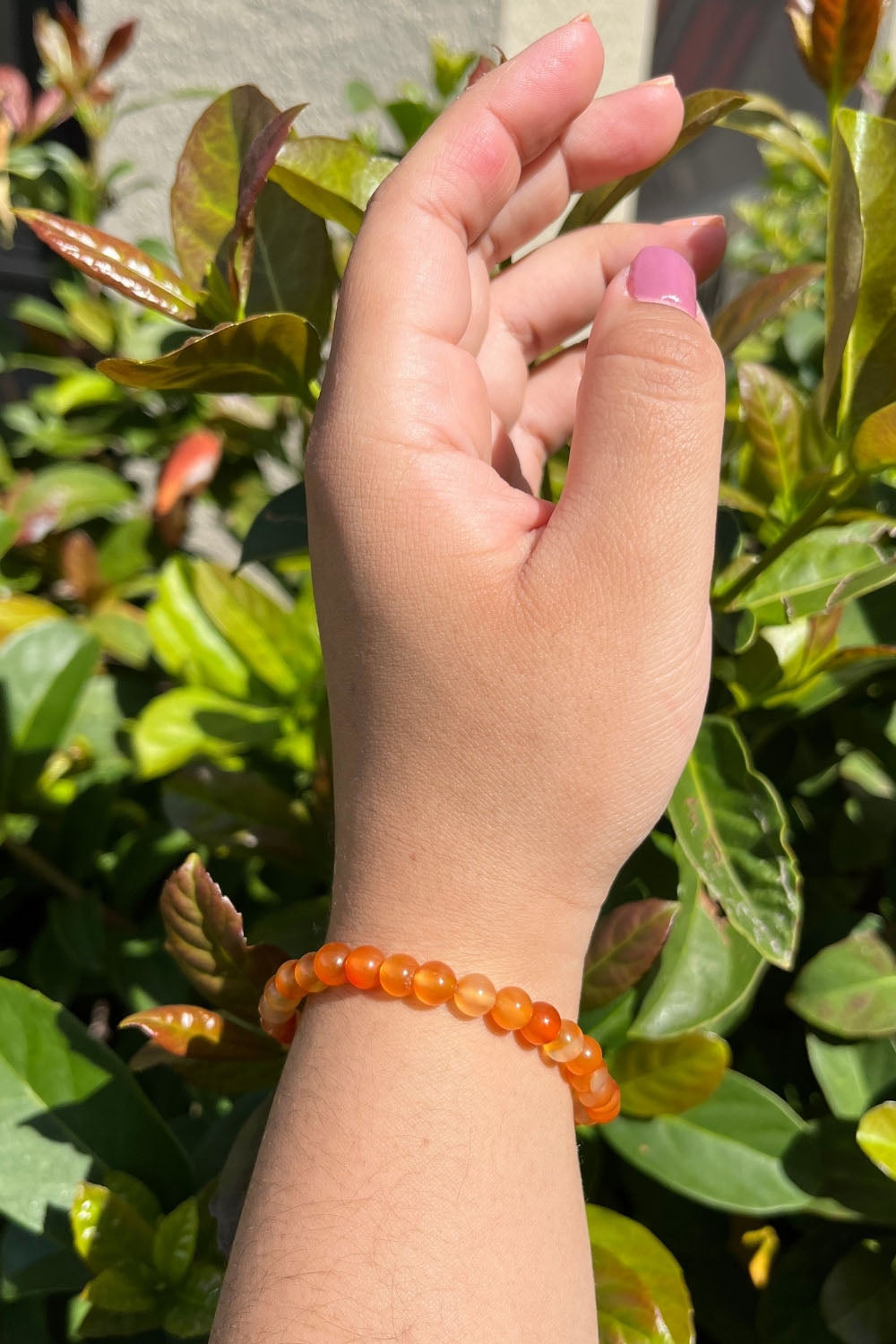 Sivalya Carnelian Gemstone Beaded Bracelet