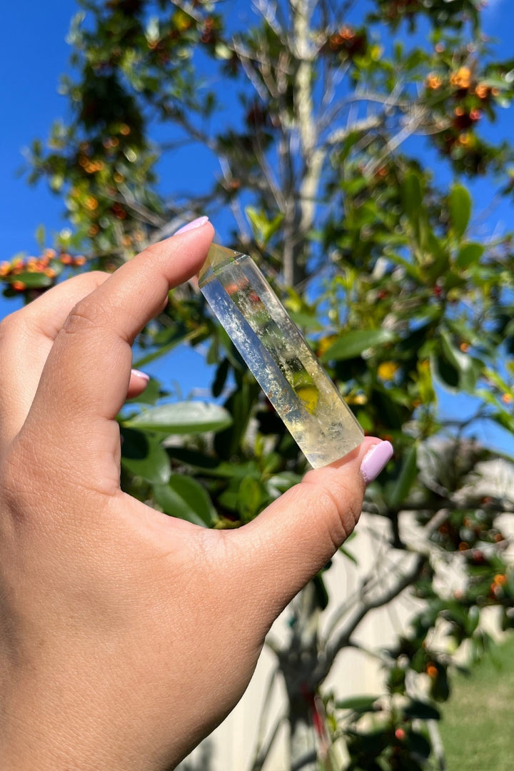 Citrine Polished Point Phantom Inclusions #2