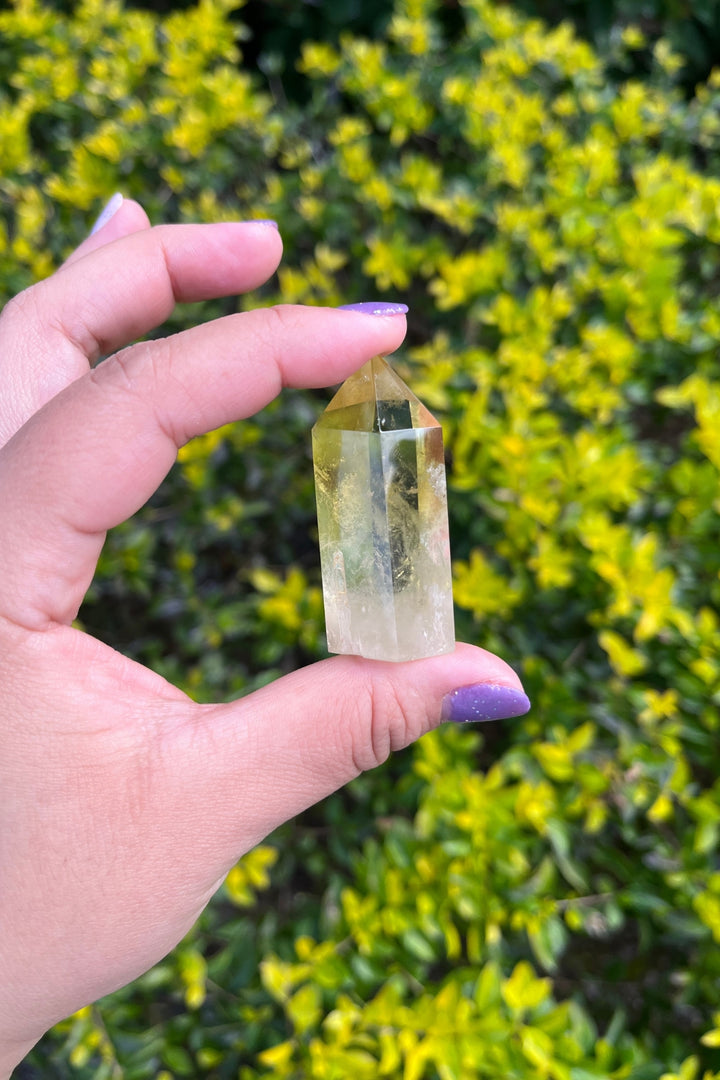 Citrine Polished Point Phantom Inclusions #1
