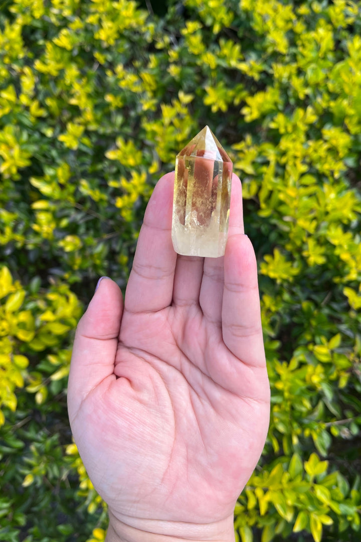 Citrine Polished Point Phantom Inclusions #1