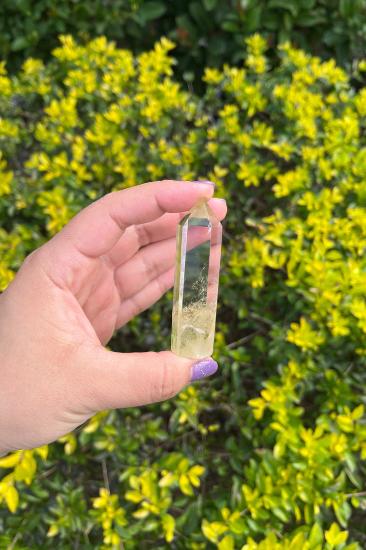 Citrine Polished Point Phantom Inclusions #2