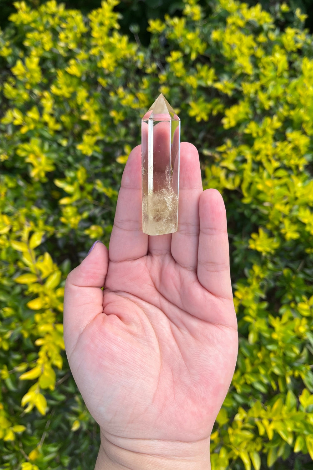 Citrine Polished Point Phantom Inclusions #2