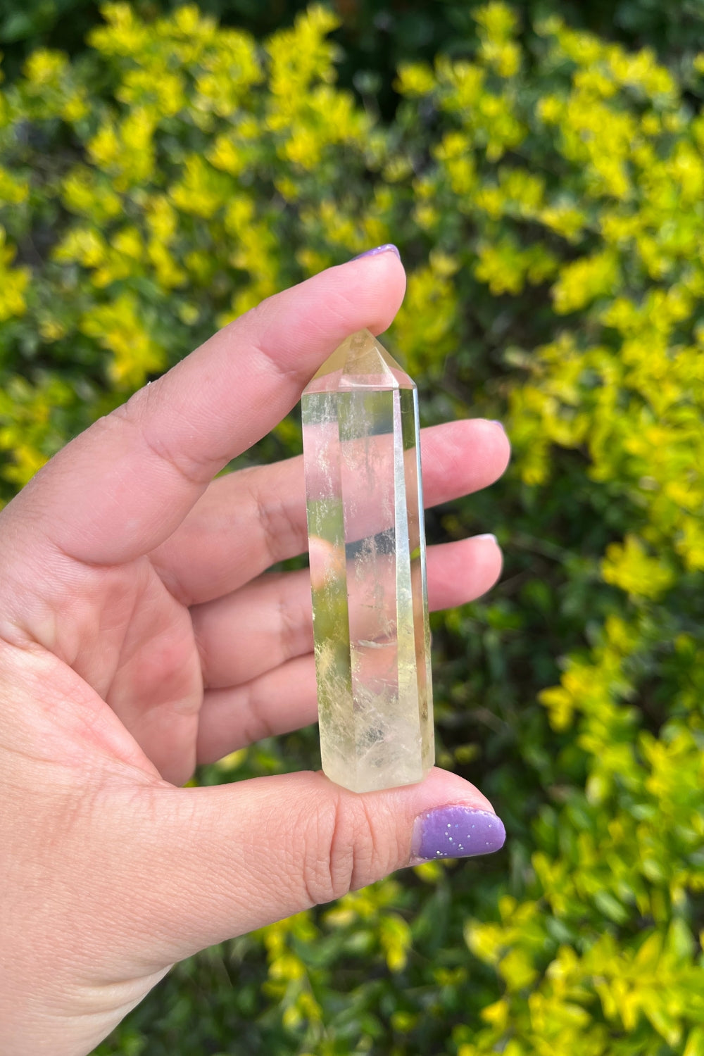 Citrine Polished Point Phantom Inclusions #3