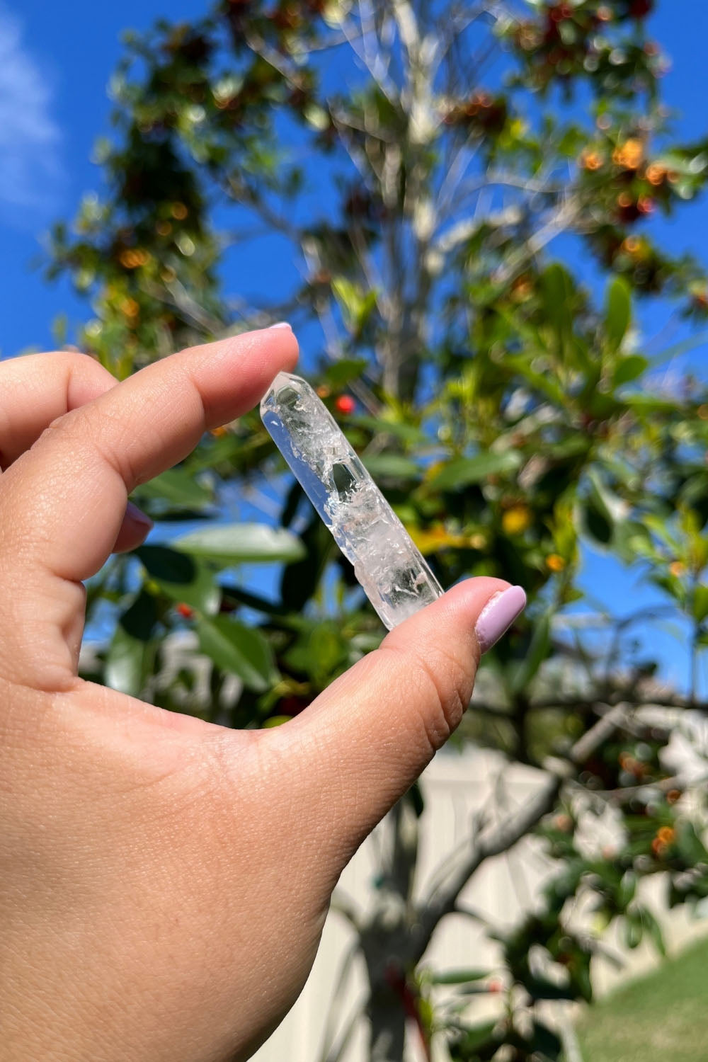 Clear Quartz Crystal Natural Point #3