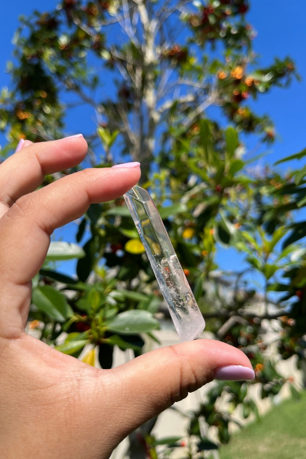 Clear Quartz Crystal Natural Point #6