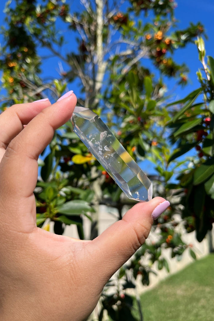 Clear Quartz Double Terminated Crystal Point