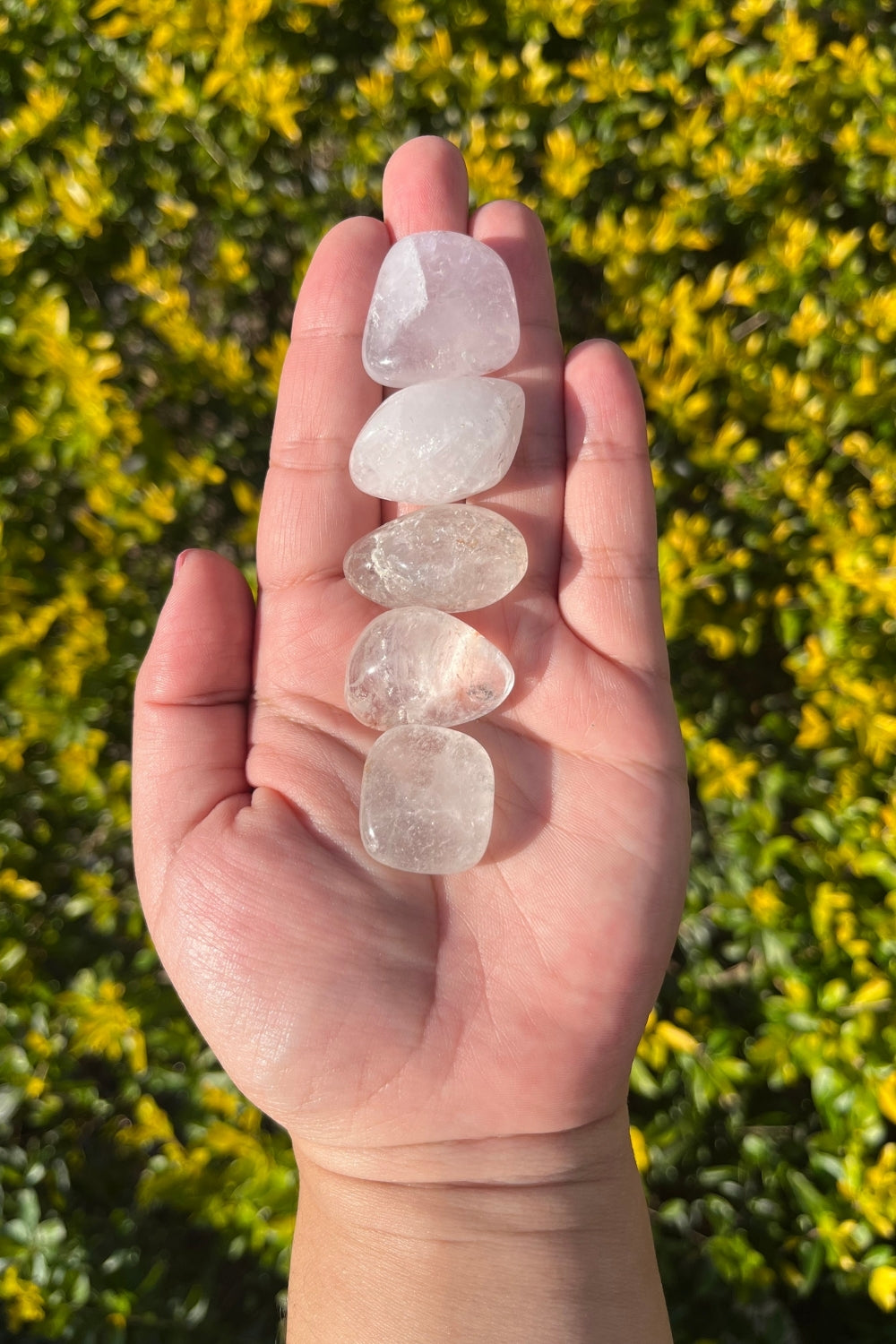 Clear Quartz Tumbles