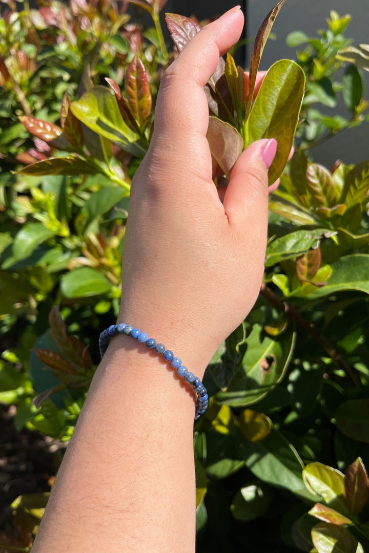 Sivalya Dumortierite Gemstone Beaded Bracelet