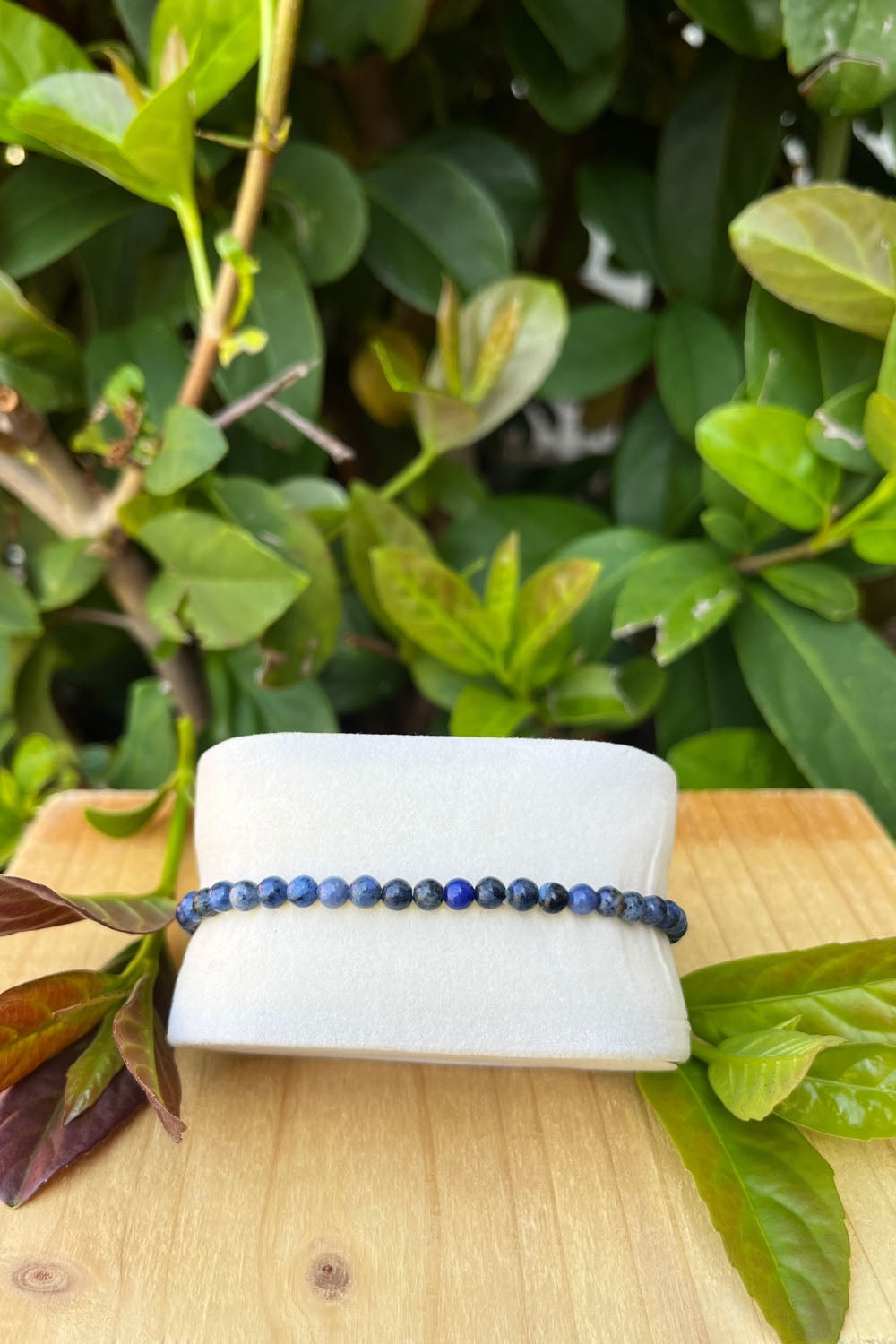 Sivalya Dumortierite Gemstone Beaded Bracelet