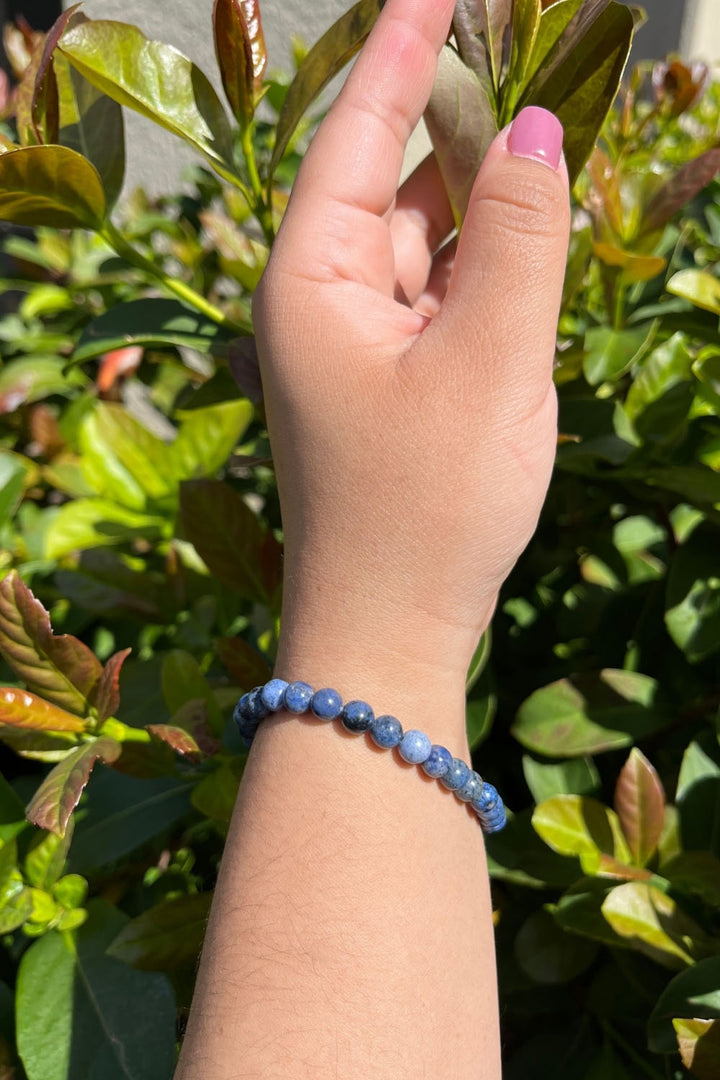 Sivalya Dumortierite Gemstone Beaded Bracelet