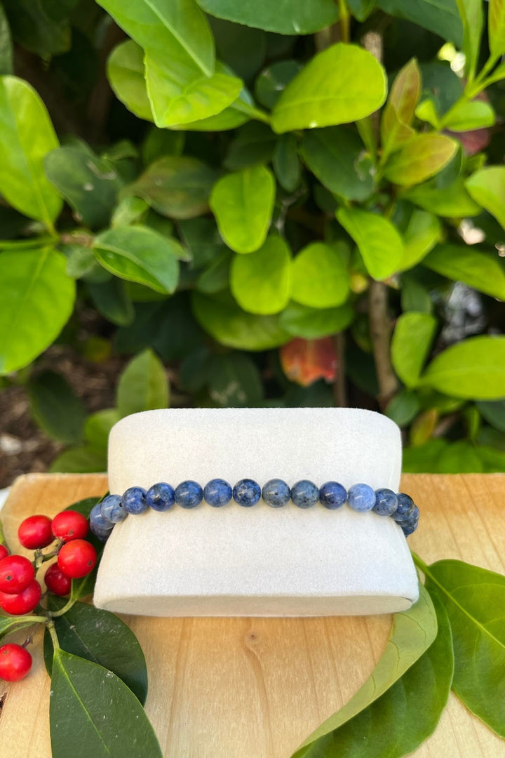 Sivalya Dumortierite Gemstone Beaded Bracelet