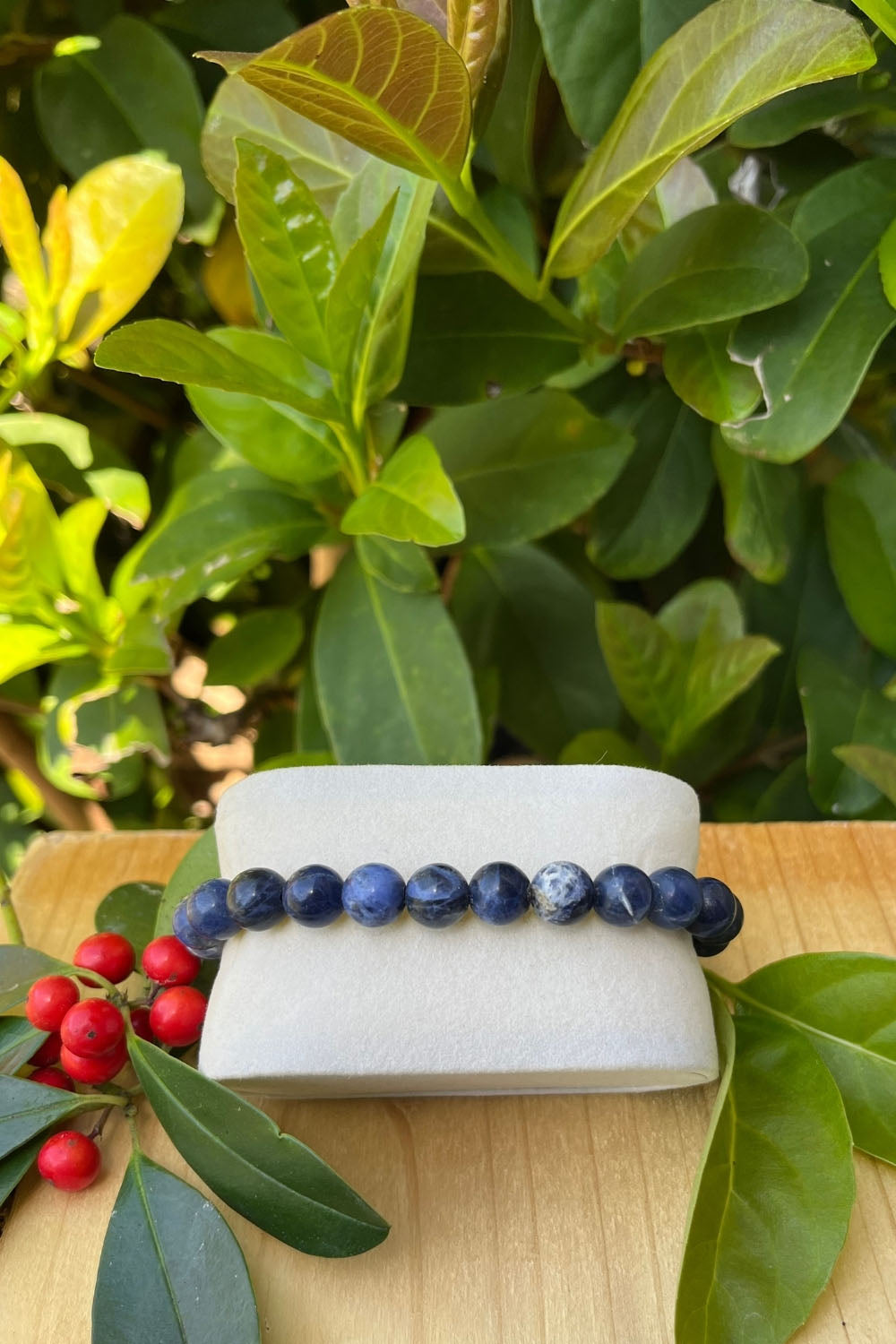 Sivalya Dumortierite Gemstone Beaded Bracelet