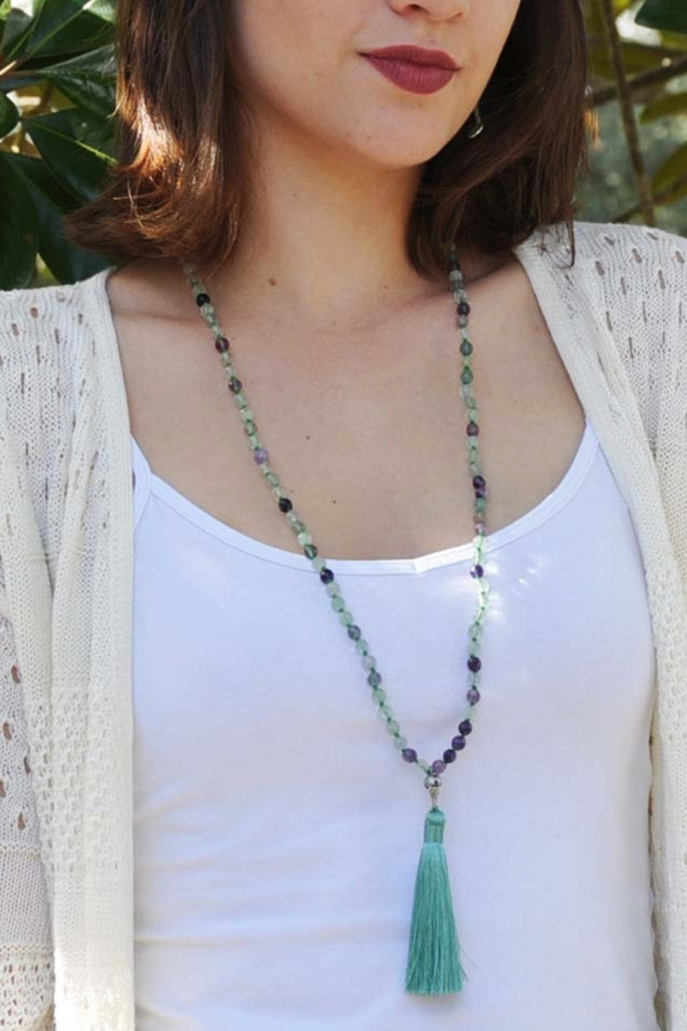 Sivalya Spiritual Connection Rainbow Fluorite Mala