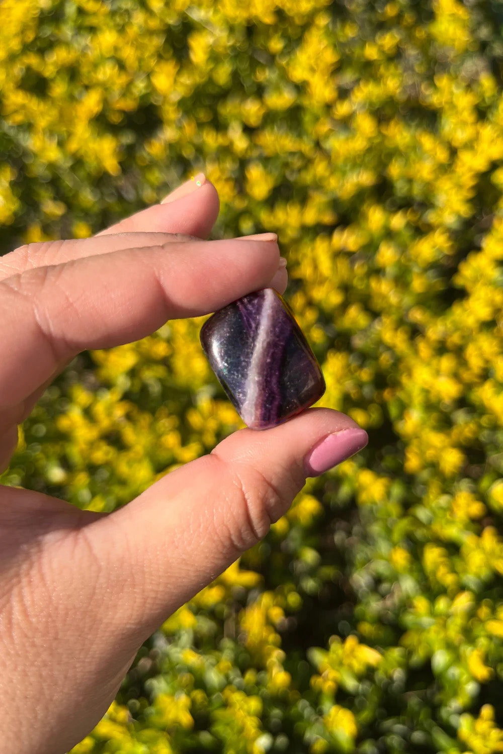 Rainbow Fluorite Tumbles