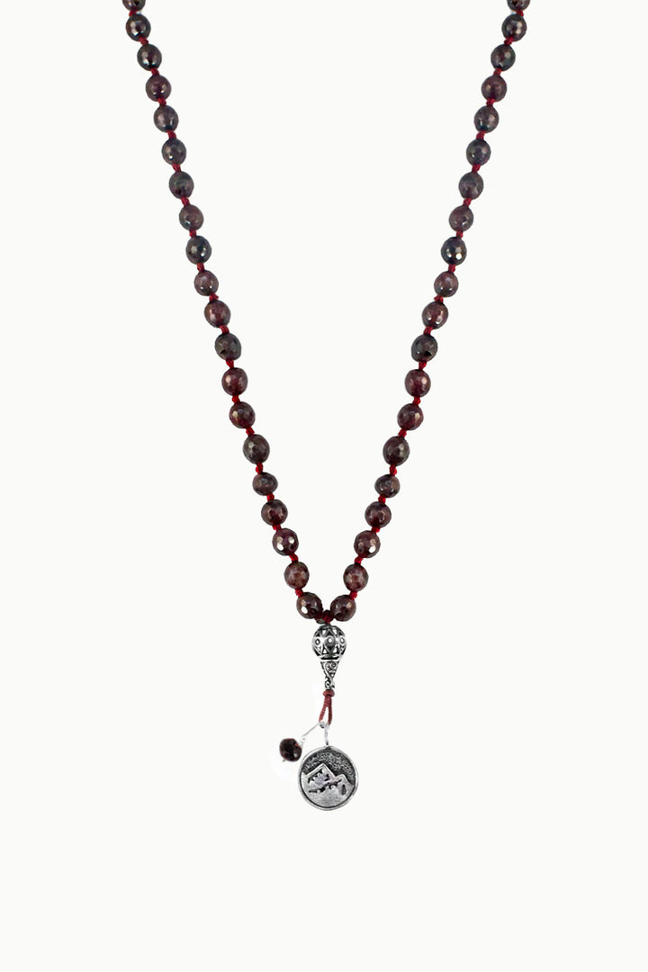 Sivalya Garnet Earth Element Mala Necklace