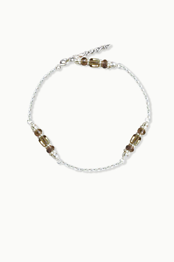 Sivalya Good Vibes Smoky Quartz Bracelet Sterling Silver
