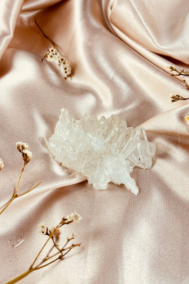 Himalayan Samadhi Lemurian Quartz Cluster #9