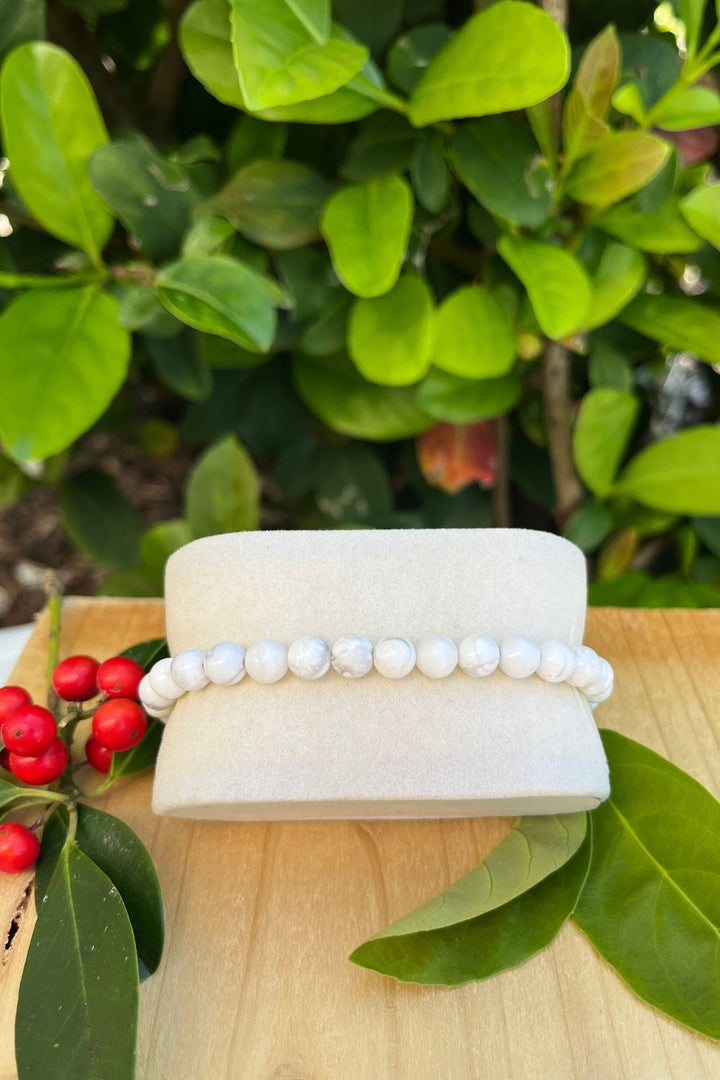 Sivalya Howlite Gemstone Beaded Bracelet