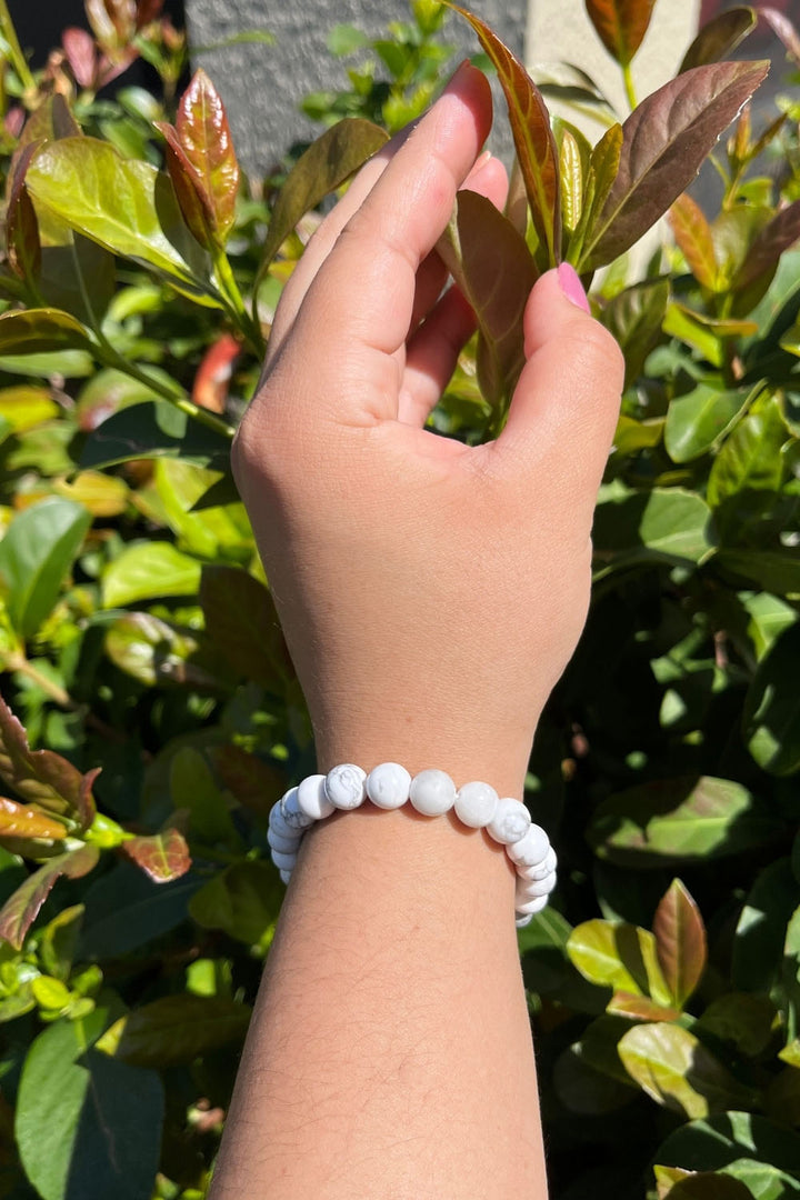 Sivalya Howlite Gemstone Beaded Bracelet