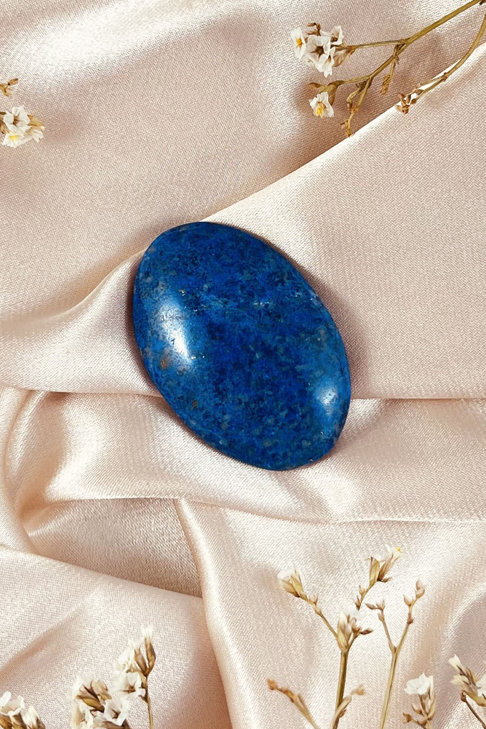 Lapis Lazuli Palm Stone #1 - Rare Find