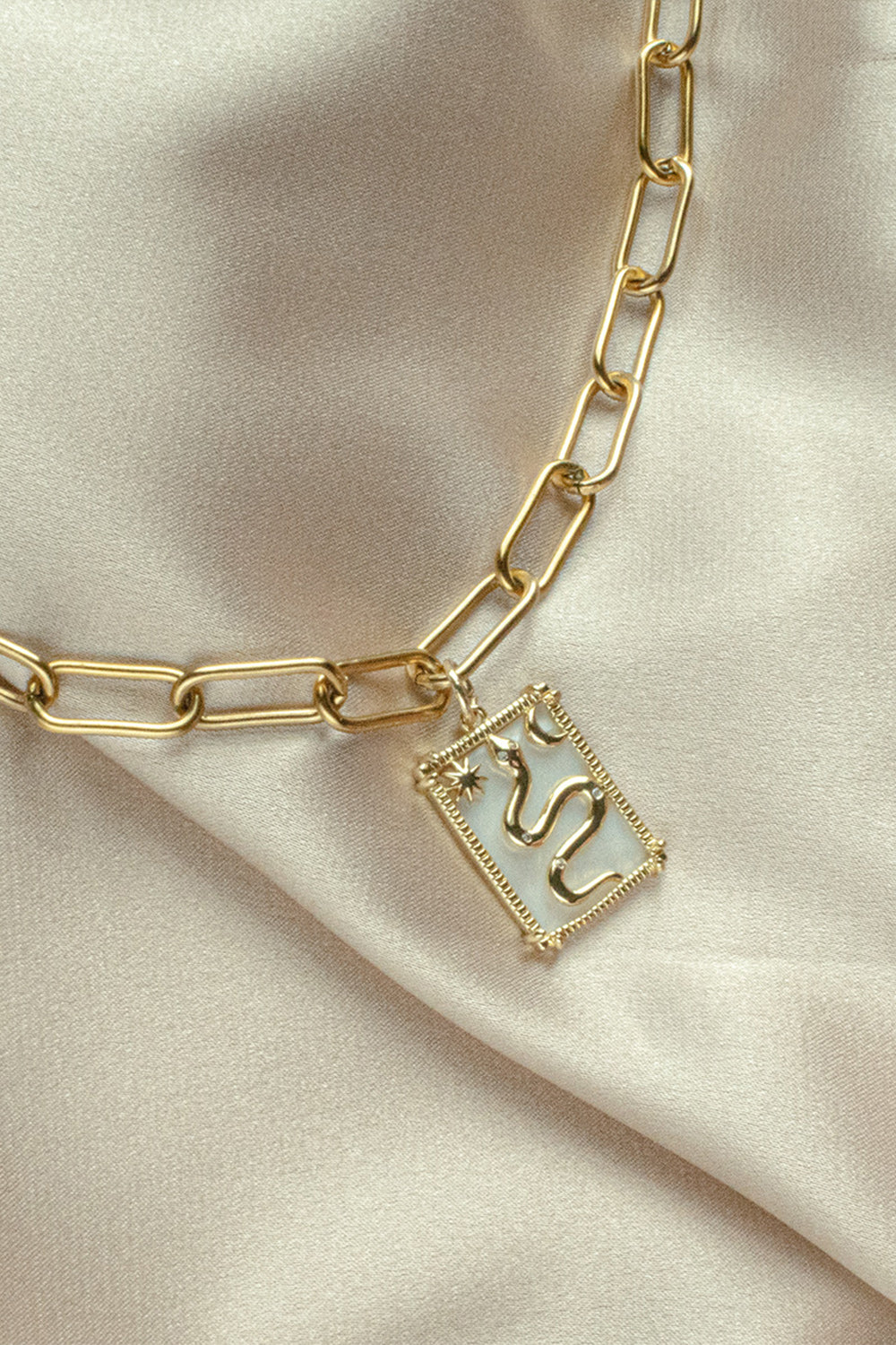 Sivalya Inner Guidance Snake Amulet Necklace