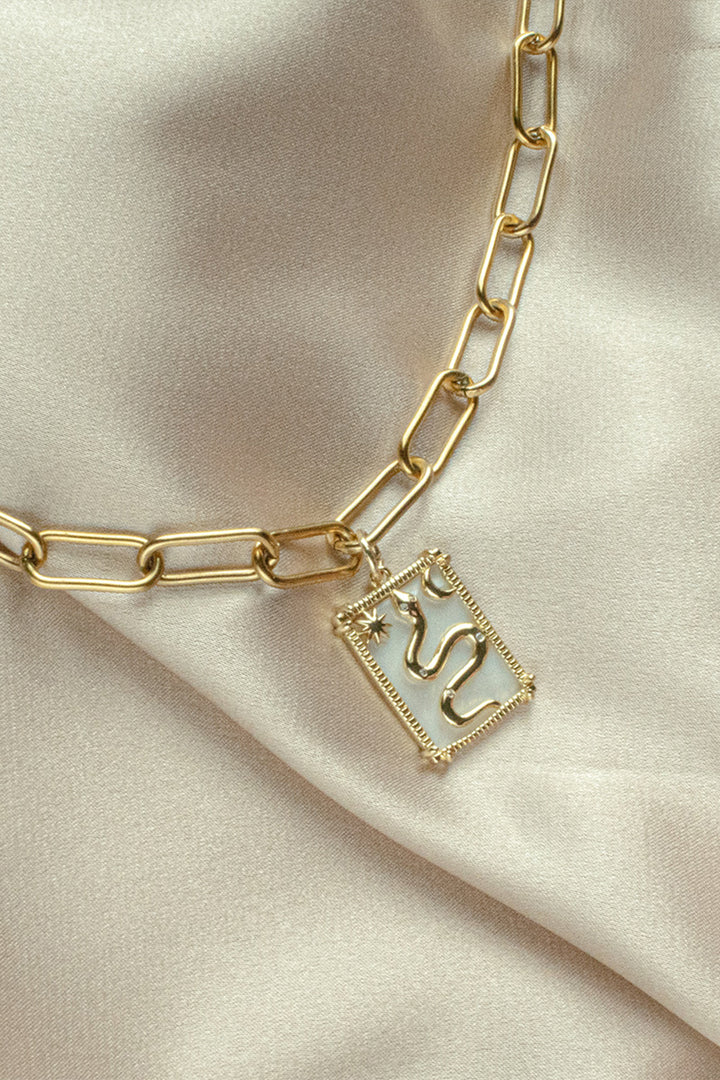 Sivalya Inner Guidance Snake Amulet Necklace