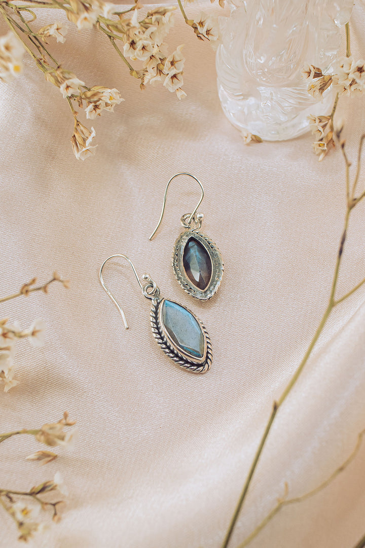 Sivalya Labradorite Drop Earrings - Ananda