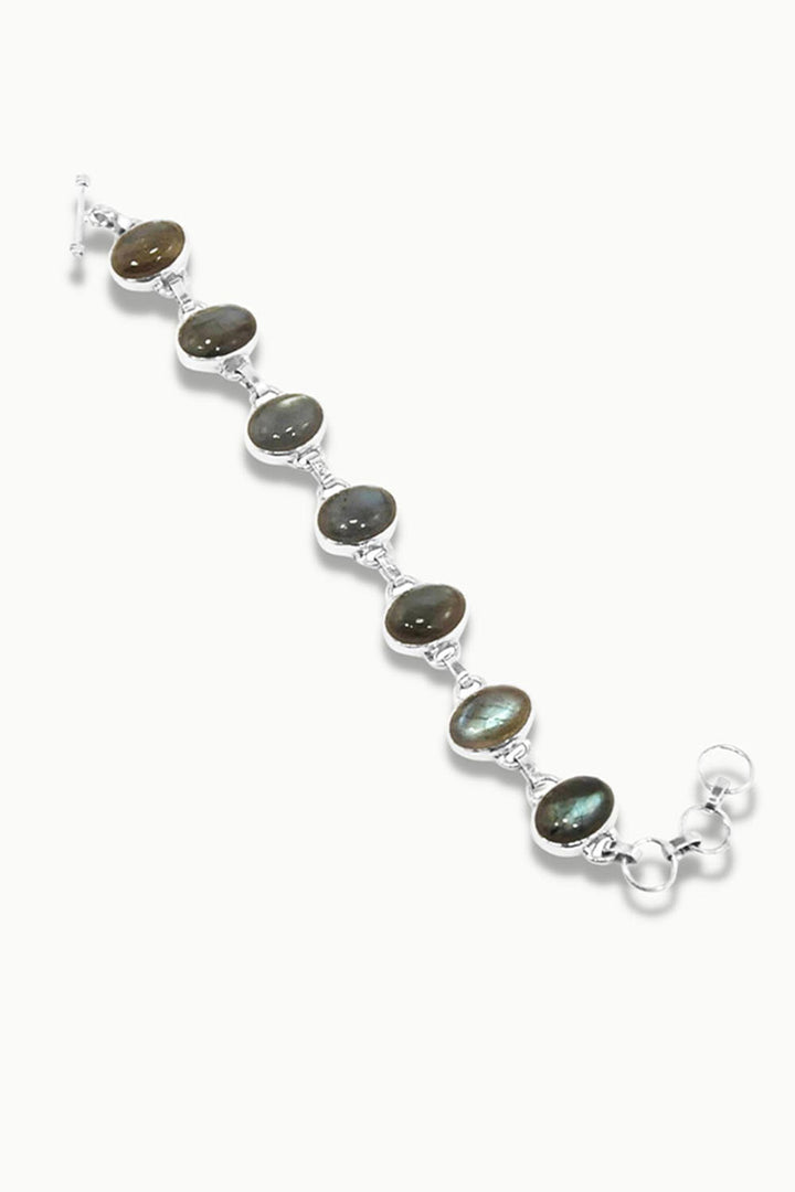 Sivalya Labradorite Silver Bracelet - Splendor